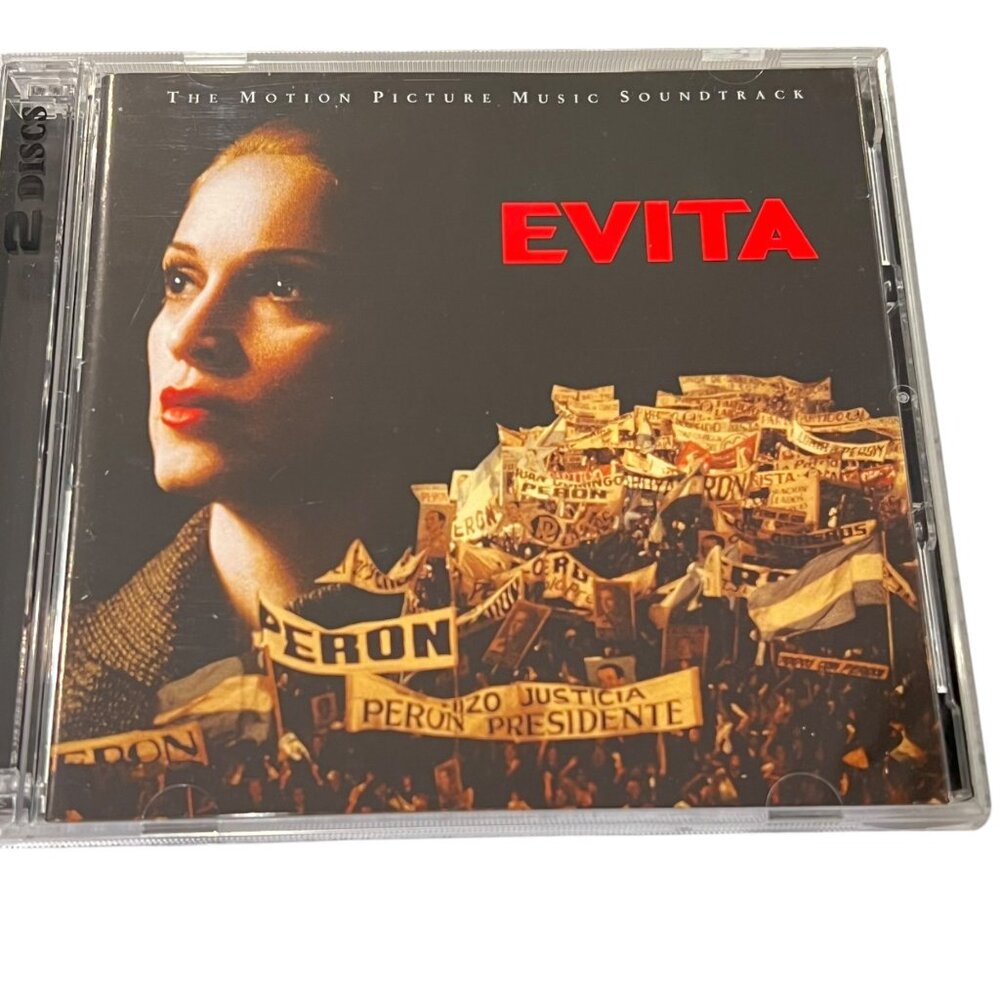 Evita Original Motion Picture Soundtrack 2 Disc CD Album 1996 Featuring Madonna